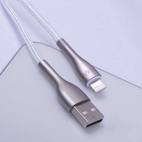 Forever kabel Sleek USB - Lightning 1,0 m 2,4A biały Forever kabel Sleek USB - Lightning 1,0 m 2,4A biały