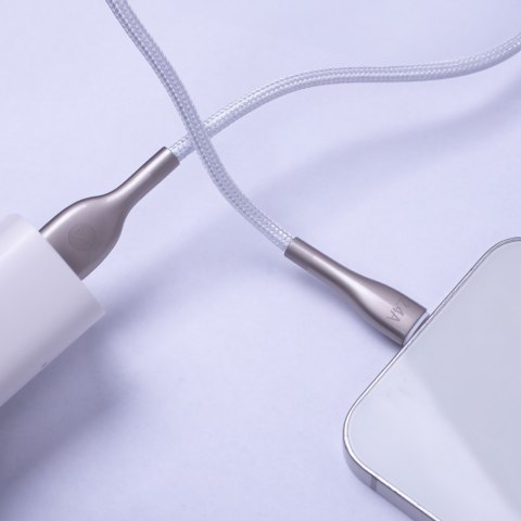 Forever kabel Sleek USB - Lightning 1,0 m 2,4A biały Forever kabel Sleek USB - Lightning 1,0 m 2,4A biały