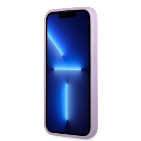 Guess nakładka do iPhone 13 / 13 Pro 6,1" GUHCP13LPS4MU purpurowa hardcase Saffiano 4G Small Metal Logo Guess nakładka do iPhone 13 / 13 Pro 6,1" GUHCP13LPS4MU purpurowa hardcase Saffiano 4G Small Metal Logo