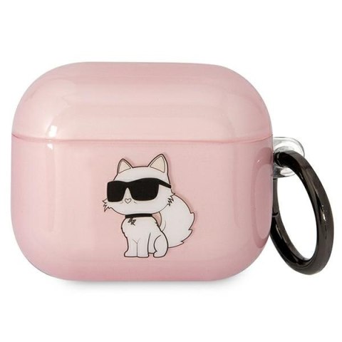 Karl Lagerfeld etui do Airpods 3 KLA3HNCHTCP różowe Ikonik Choupette Karl Lagerfeld etui do Airpods 3 KLA3HNCHTCP różowe Ikonik Choupette