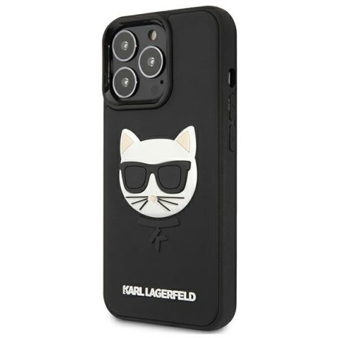 Karl Lagerfeld nakładka do iPhone 13 Pro Max 6,7" KLHCP13XCH3DBK czarna hardcase 3D Rubber Choupette Karl Lagerfeld nakładka do iPhone 13 Pro Max 6,7" KLHCP13XCH3DBK czarna hardcase 3D Rubber Choupette