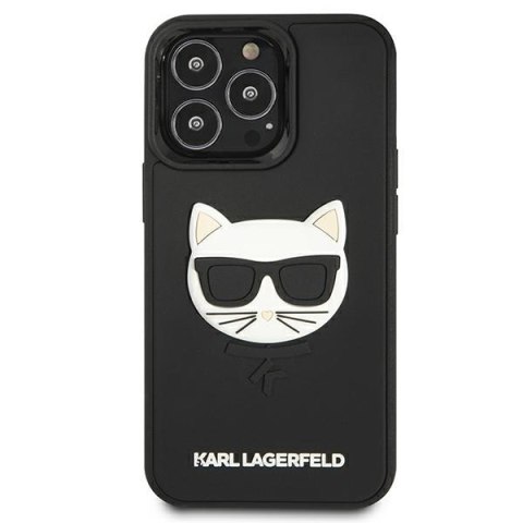Karl Lagerfeld nakładka do iPhone 13 Pro Max 6,7" KLHCP13XCH3DBK czarna hardcase 3D Rubber Choupette Karl Lagerfeld nakładka do iPhone 13 Pro Max 6,7" KLHCP13XCH3DBK czarna hardcase 3D Rubber Choupette