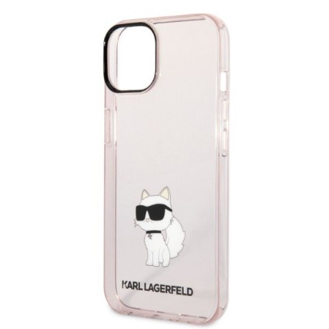 Karl Lagerfeld nakładka do iPhone 14 6,1" KLHCP14SHNCHTCP różowa hardcase Ikonik Choupette Karl Lagerfeld nakładka do iPhone 14 6,1" KLHCP14SHNCHTCP różowa hardcase Ikonik Choupette