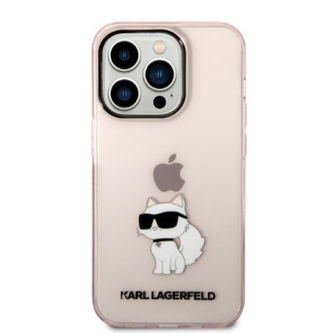 Karl Lagerfeld nakładka do iPhone 14 Pro 6,1" KLHCP14LG2CPS różowa hardcase Ikonik Choupette Karl Lagerfeld nakładka do iPhone 14 Pro 6,1" KLHCP14LG2CPS różowa hardcase Ikonik Choupette