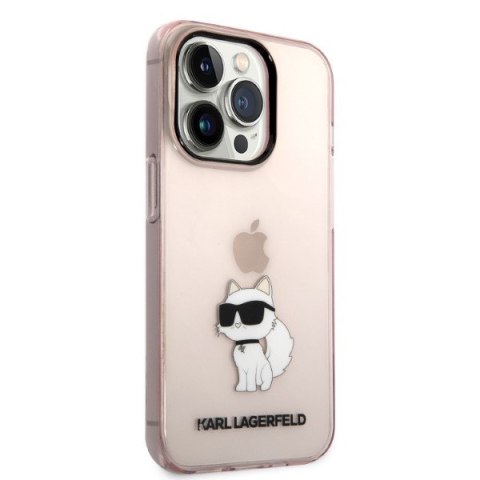 Karl Lagerfeld nakładka do iPhone 14 Pro 6,1" KLHCP14LG2CPS różowa hardcase Ikonik Choupette Karl Lagerfeld nakładka do iPhone 14 Pro 6,1" KLHCP14LG2CPS różowa hardcase Ikonik Choupette