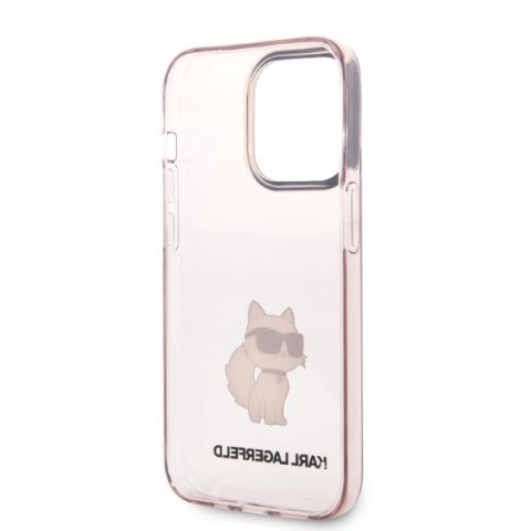Karl Lagerfeld nakładka do iPhone 14 Pro 6,1" KLHCP14LG2CPS różowa hardcase Ikonik Choupette Karl Lagerfeld nakładka do iPhone 14 Pro 6,1" KLHCP14LG2CPS różowa hardcase Ikonik Choupette