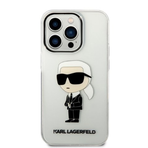 Karl Lagerfeld nakładka do iPhone 14 Pro 6,1" KLHCP14LHNIKTCT transparentna hardcase Ikonik Karl Lagerfeld Karl Lagerfeld nakładka do iPhone 14 Pro 6,1" KLHCP14LHNIKTCT transparentna hardcase Ikonik Karl Lagerfeld