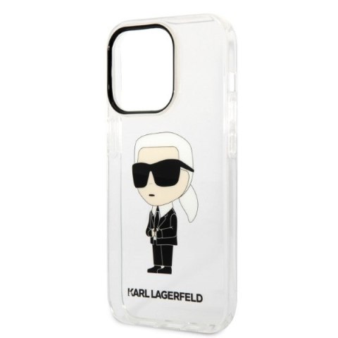 Karl Lagerfeld nakładka do iPhone 14 Pro 6,1" KLHCP14LHNIKTCT transparentna hardcase Ikonik Karl Lagerfeld Karl Lagerfeld nakładka do iPhone 14 Pro 6,1" KLHCP14LHNIKTCT transparentna hardcase Ikonik Karl Lagerfeld