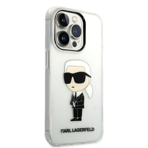 Karl Lagerfeld nakładka do iPhone 14 Pro Max 6,7" KLHCP14XHNIKTCT transparentna hardcase Ikonik Karl Lagerfeld Karl Lagerfeld nakładka do iPhone 14 Pro Max 6,7" KLHCP14XHNIKTCT transparentna hardcase Ikonik Karl Lagerfeld