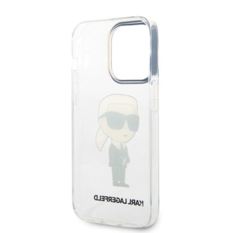 Karl Lagerfeld nakładka do iPhone 14 Pro Max 6,7" KLHCP14XHNIKTCT transparentna hardcase Ikonik Karl Lagerfeld Karl Lagerfeld nakładka do iPhone 14 Pro Max 6,7" KLHCP14XHNIKTCT transparentna hardcase Ikonik Karl Lagerfeld