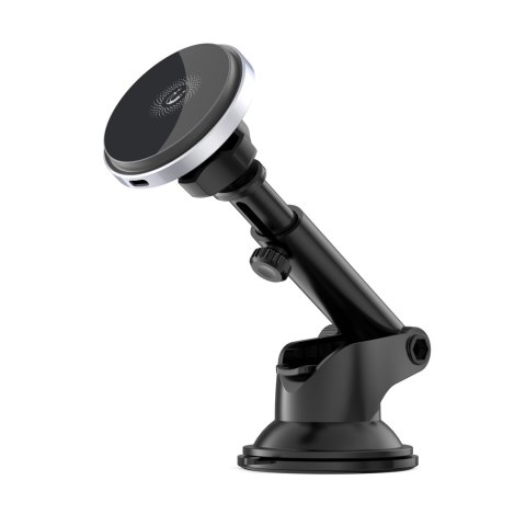 XO uchwyt samochodowy CX017 magnetyczny z ładowaniem bezprzewodowym indukcyjnym czarny 15W z przyssawką XO uchwyt samochodowy CX017 magnetyczny z ładowaniem bezprzewodowym indukcyjnym czarny 15W z przyssawką