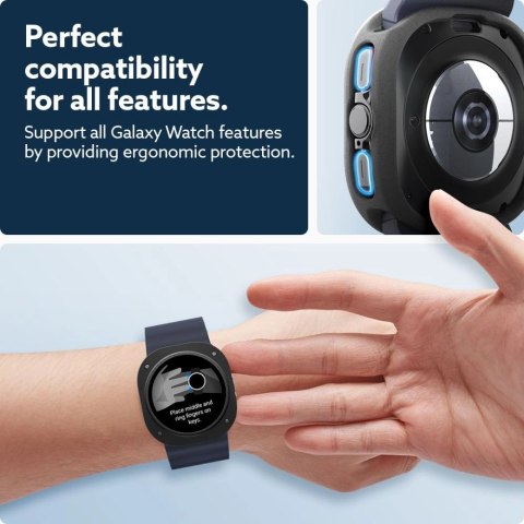 Etui Caseology Vault na Samsung Galaxy Watch Ultra (47 mm) - czarny mat Etui Caseology Vault na Samsung Galaxy Watch Ultra (47 mm) - czarny mat