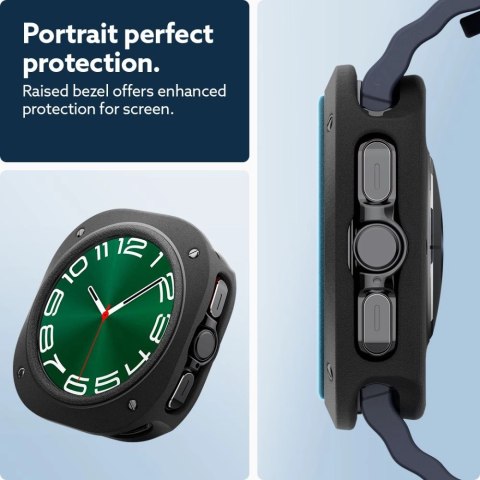 Etui Caseology Vault na Samsung Galaxy Watch Ultra (47 mm) - czarny mat Etui Caseology Vault na Samsung Galaxy Watch Ultra (47 mm) - czarny mat