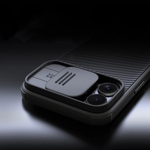 Etui Nillkin CamShield Pro Case na iPhone 16 z osłoną na aparat - czarne