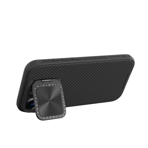 Etui Nillkin CamShield Prop Case na iPhone 16 Pro z osłoną na aparat i podstawką - czarne Etui Nillkin CamShield Prop Case na iPhone 16 Pro z osłoną na aparat i podstawką - czarne