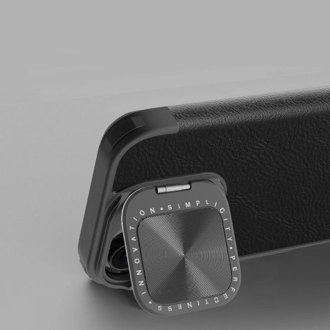 Etui Nillkin Qin Prop Leather Case z osłoną na aparat i podstawką na iPhone 16 Pro - czarne Etui Nillkin Qin Prop Leather Case z osłoną na aparat i podstawką na iPhone 16 Pro - czarne
