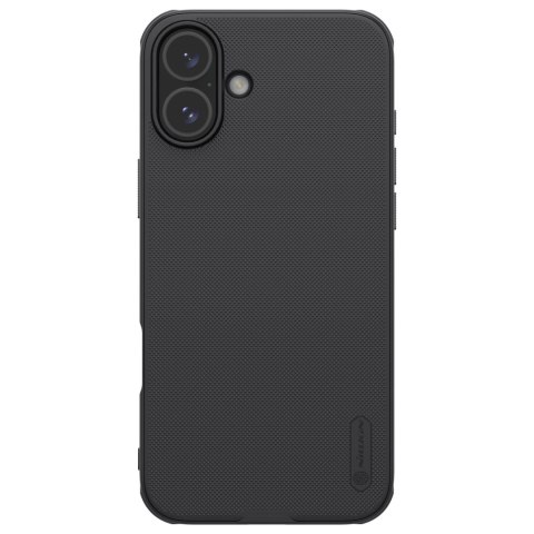 Etui Nillkin Super Frosted Shield Pro Magnetic Case na iPhone 16 - czarne Etui Nillkin Super Frosted Shield Pro Magnetic Case na iPhone 16 - czarne