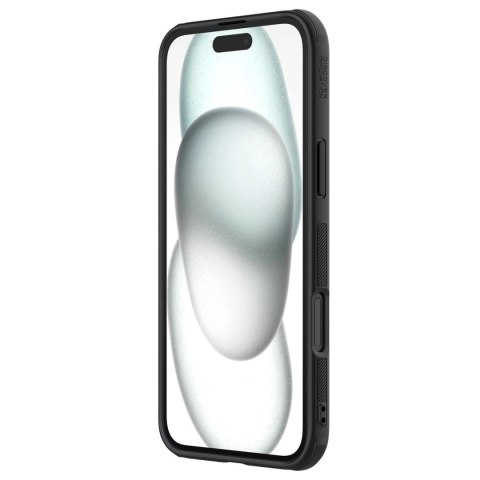 Etui Nillkin Super Frosted Shield Pro Magnetic Case na iPhone 16 - czarne Etui Nillkin Super Frosted Shield Pro Magnetic Case na iPhone 16 - czarne