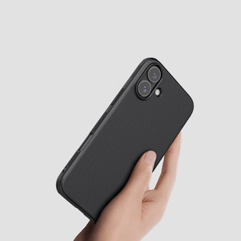 Etui Nillkin Super Frosted Shield Pro Magnetic Case na iPhone 16 - czarne Etui Nillkin Super Frosted Shield Pro Magnetic Case na iPhone 16 - czarne