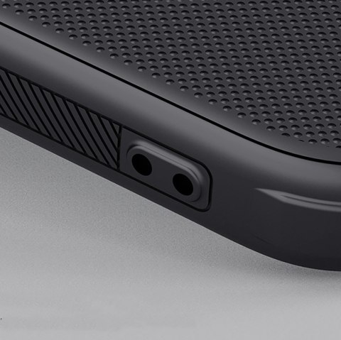 Etui Nillkin Super Frosted Shield Pro Magnetic Case na iPhone 16 - czarne Etui Nillkin Super Frosted Shield Pro Magnetic Case na iPhone 16 - czarne