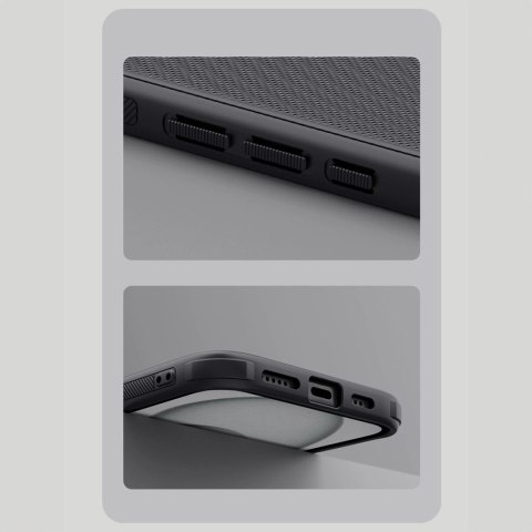 Etui Nillkin Super Frosted Shield Pro Magnetic Case na iPhone 16 - czarne Etui Nillkin Super Frosted Shield Pro Magnetic Case na iPhone 16 - czarne