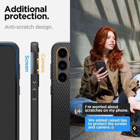 Etui Spigen Liquid Air na Samsung Galaxy S23 FE - czarny mat Etui Spigen Liquid Air na Samsung Galaxy S23 FE - czarny mat
