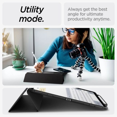 Etui Spigen Rugged Armor Pro na iPad Air 13" 2024 - czarne Etui Spigen Rugged Armor Pro na iPad Air 13" 2024 - czarne