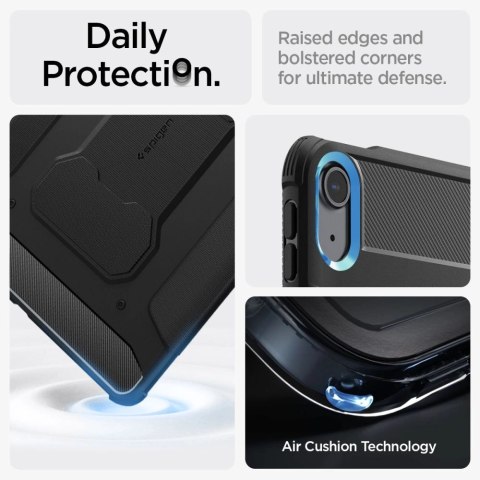 Etui Spigen Rugged Armor Pro na iPad Air 13" 2024 - czarne Etui Spigen Rugged Armor Pro na iPad Air 13" 2024 - czarne