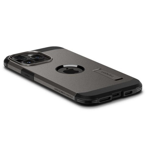 Etui Spigen Tough Armor MagSafe na iPhone 15 Pro Max - metaliczny szary Etui Spigen Tough Armor MagSafe na iPhone 15 Pro Max - metaliczny szary
