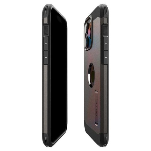Etui Spigen Tough Armor MagSafe na iPhone 15 Pro Max - metaliczny szary Etui Spigen Tough Armor MagSafe na iPhone 15 Pro Max - metaliczny szary