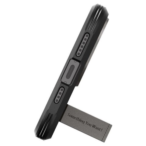Etui Spigen Tough Armor MagSafe na iPhone 15 Pro Max - metaliczny szary Etui Spigen Tough Armor MagSafe na iPhone 15 Pro Max - metaliczny szary