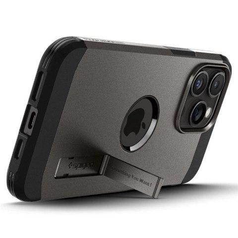 Etui Spigen Tough Armor MagSafe na iPhone 15 Pro Max - metaliczny szary Etui Spigen Tough Armor MagSafe na iPhone 15 Pro Max - metaliczny szary