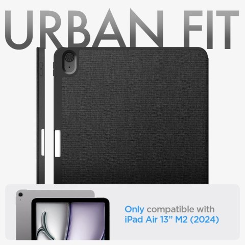 Etui Spigen Urban Fit na iPad Air 13" 2024 - czarne Etui Spigen Urban Fit na iPad Air 13" 2024 - czarne