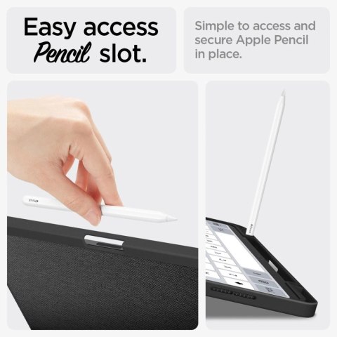 Etui Spigen Urban Fit na iPad Air 13" 2024 - czarne Etui Spigen Urban Fit na iPad Air 13" 2024 - czarne