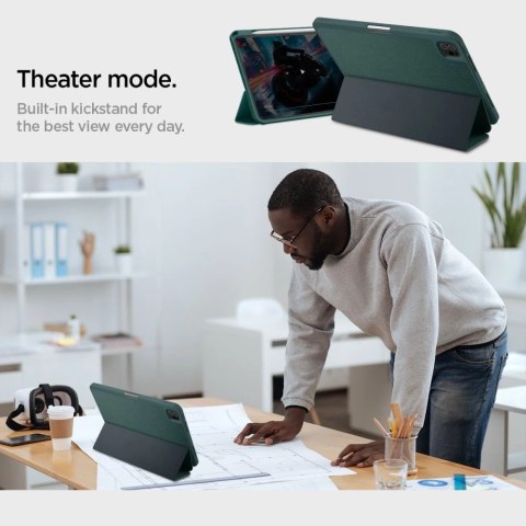Etui Spigen Urban Fit na iPad Pro 11" 2024 - zielone Etui Spigen Urban Fit na iPad Pro 11" 2024 - zielone