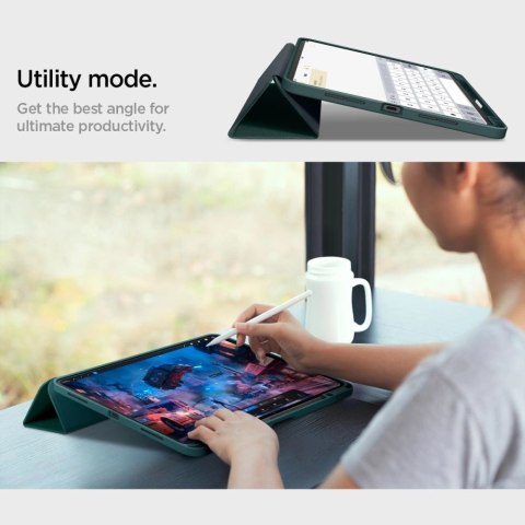 Etui Spigen Urban Fit na iPad Pro 11" 2024 - zielone Etui Spigen Urban Fit na iPad Pro 11" 2024 - zielone