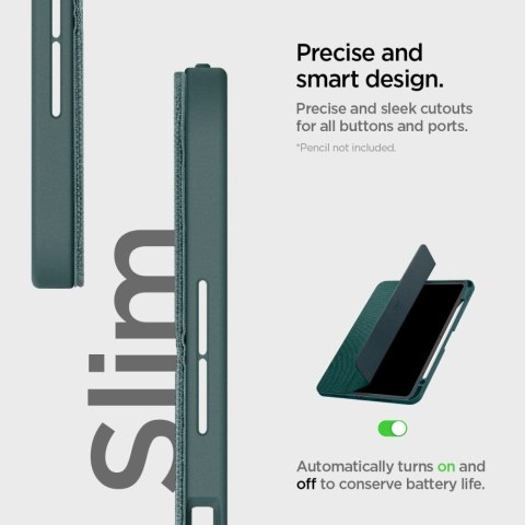 Etui Spigen Urban Fit na iPad Pro 11" 2024 - zielone Etui Spigen Urban Fit na iPad Pro 11" 2024 - zielone