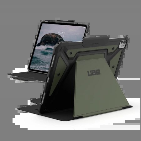 Etui UAG Metropolis SE z podstawką i uchwytem do Apple Pencil do iPad Pro 13" 2024 - zielone Etui UAG Metropolis SE z podstawką i uchwytem do Apple Pencil do iPad Pro 13" 2024 - zielone