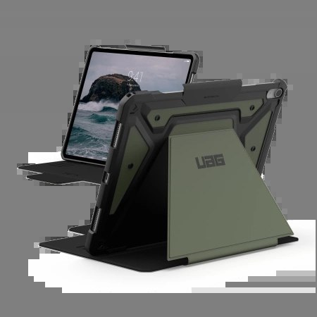Etui UAG Metropolis SE z podstawką i uchwytem na Apple Pencil do iPad Air 13" 2024 - zielone