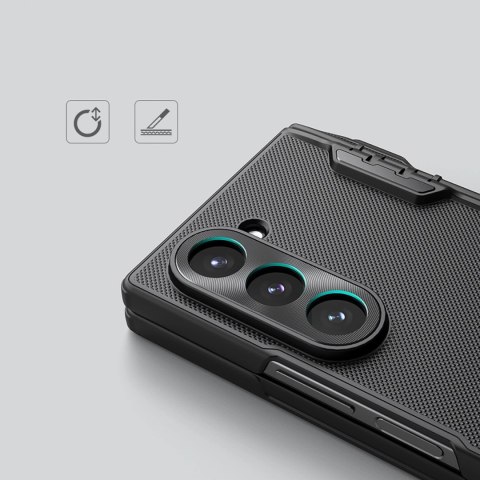 Etui Nillkin Super Frosted Shield Fold Magnetic Case na Samsung Galaxy Z Fold 6 5G z uchwytem na rysik i modułem magnetycznym - Etui Nillkin Super Frosted Shield Fold Magnetic Case na Samsung Galaxy Z Fold 6 5G z uchwytem na rysik i modułem magnetycznym -