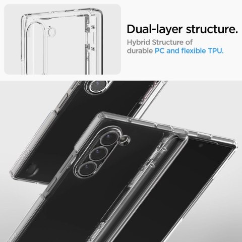 Etui Spigen Ultra Hybrid Pro na Samsung Galaxy Z Fold 6 - przezroczyste Etui Spigen Ultra Hybrid Pro na Samsung Galaxy Z Fold 6 - przezroczyste