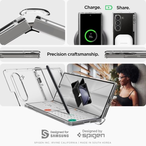 Etui Spigen Ultra Hybrid Pro na Samsung Galaxy Z Fold 6 - przezroczyste Etui Spigen Ultra Hybrid Pro na Samsung Galaxy Z Fold 6 - przezroczyste