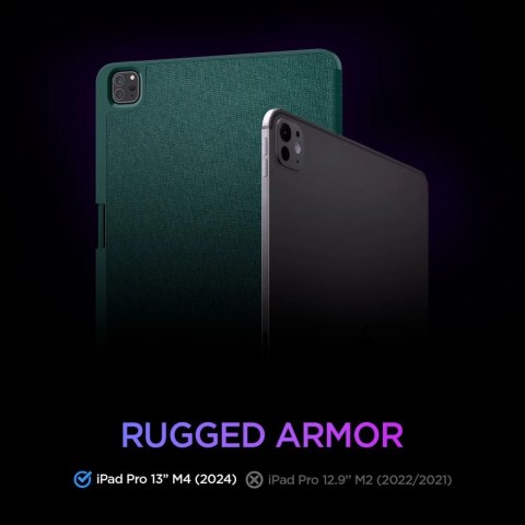Etui Spigen Urban Fit na iPad Pro 13" 2024 - zielone Etui Spigen Urban Fit na iPad Pro 13" 2024 - zielone