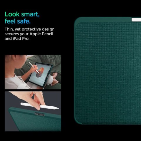 Etui Spigen Urban Fit na iPad Pro 13" 2024 - zielone Etui Spigen Urban Fit na iPad Pro 13" 2024 - zielone