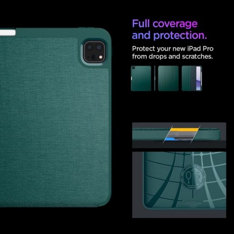 Etui Spigen Urban Fit na iPad Pro 13" 2024 - zielone Etui Spigen Urban Fit na iPad Pro 13" 2024 - zielone