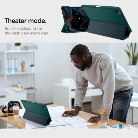 Etui Spigen Urban Fit na iPad Pro 13" 2024 - zielone Etui Spigen Urban Fit na iPad Pro 13" 2024 - zielone