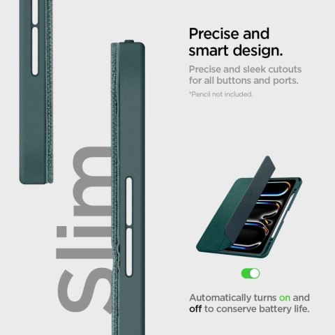 Etui Spigen Urban Fit na iPad Pro 13" 2024 - zielone Etui Spigen Urban Fit na iPad Pro 13" 2024 - zielone