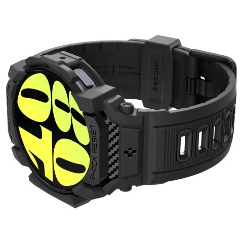 Etui z paskiem Spigen Rugged Armor Pro na Samsung Galaxy Watch 7 (40 mm) - czarne Etui z paskiem Spigen Rugged Armor Pro na Samsung Galaxy Watch 7 (40 mm) - czarne