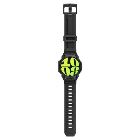 Etui z paskiem Spigen Rugged Armor Pro na Samsung Galaxy Watch 7 (40 mm) - czarne Etui z paskiem Spigen Rugged Armor Pro na Samsung Galaxy Watch 7 (40 mm) - czarne