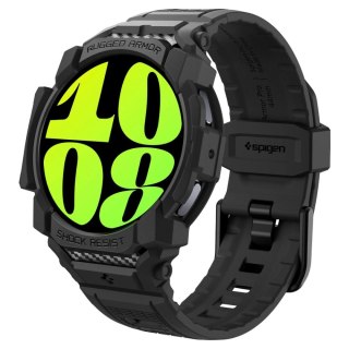 Etui z paskiem Spigen Rugged Armor Pro na Samsung Galaxy Watch 7 (44 mm) - czarne